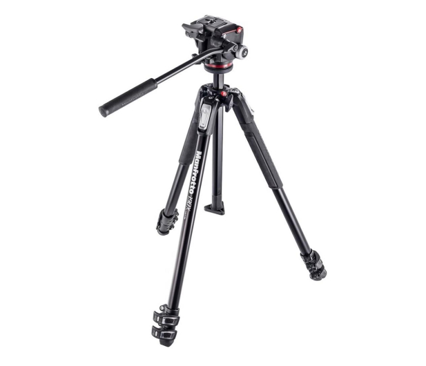 Manfrotto MT190X3 z głowicą MHXPRO-2W - 1197018 - zdjęcie